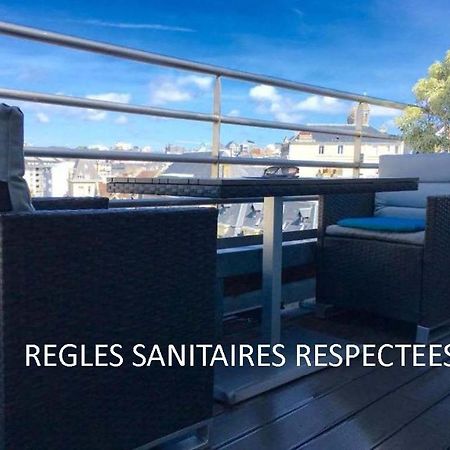 Duplex Terrasse Garage Apartman Granville Kültér fotó