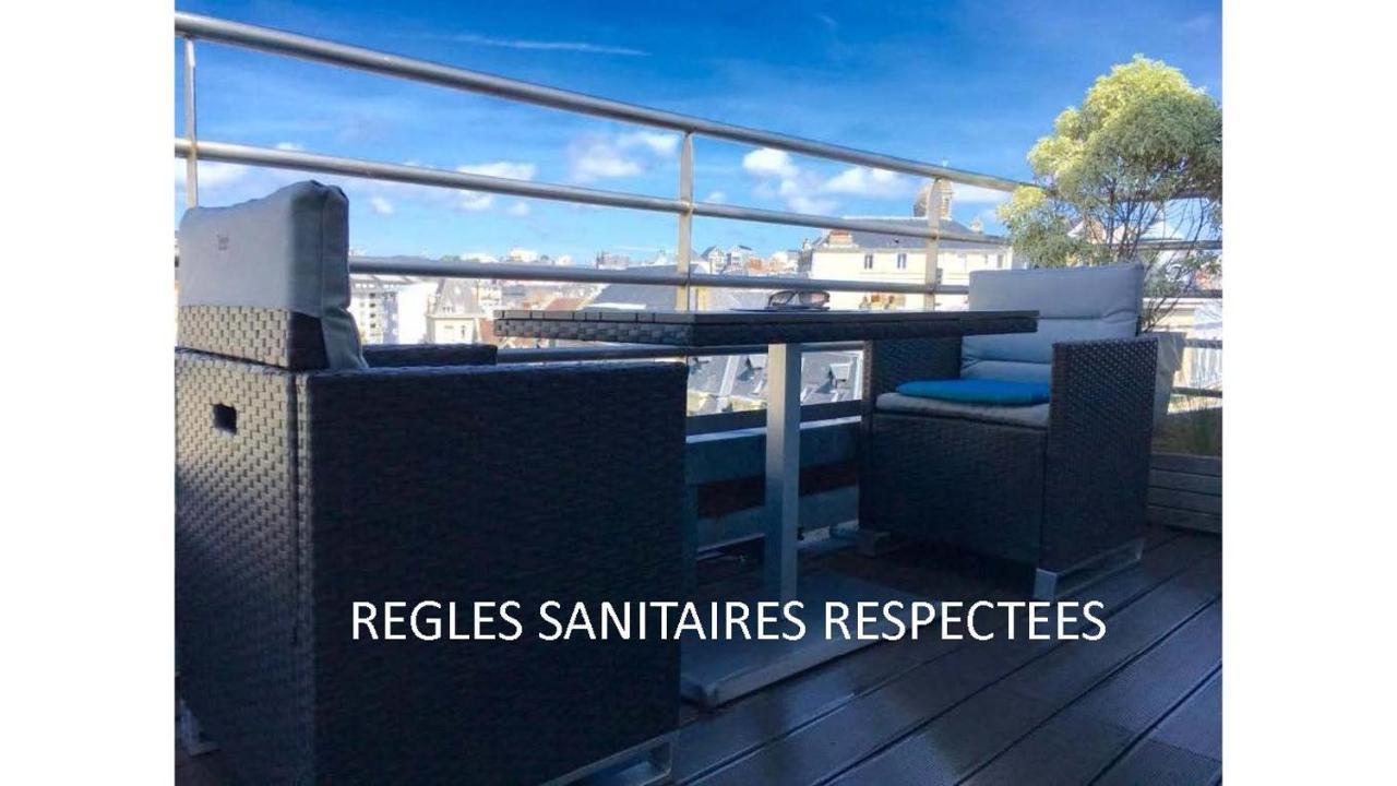Duplex Terrasse Garage Apartman Granville Kültér fotó