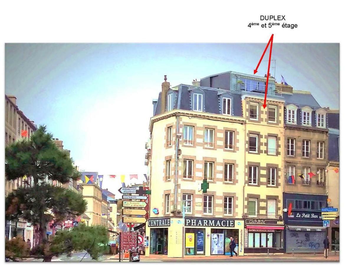 Duplex Terrasse Garage Apartman Granville Kültér fotó
